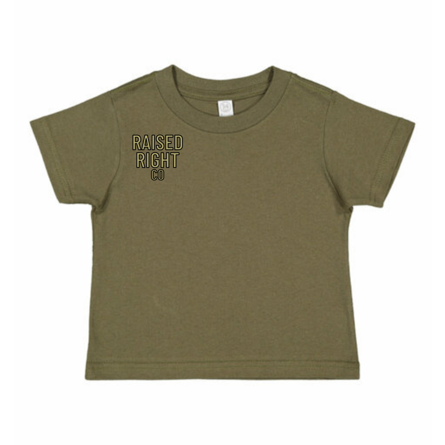 Camo square logo- Raised Right Co