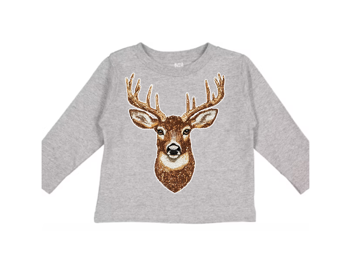 Faux Diamond Deer (Front Design)