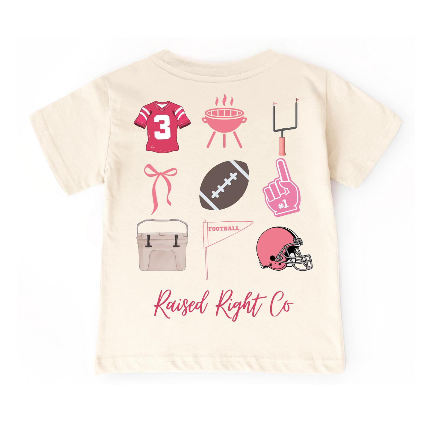 GIRLS FOOTBALL SHIRT - RAISED RIGHT CO