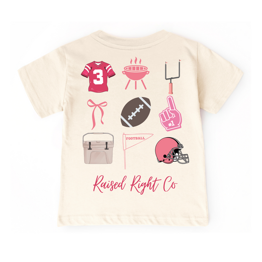 GIRLS FOOTBALL SHIRT - RAISED RIGHT CO