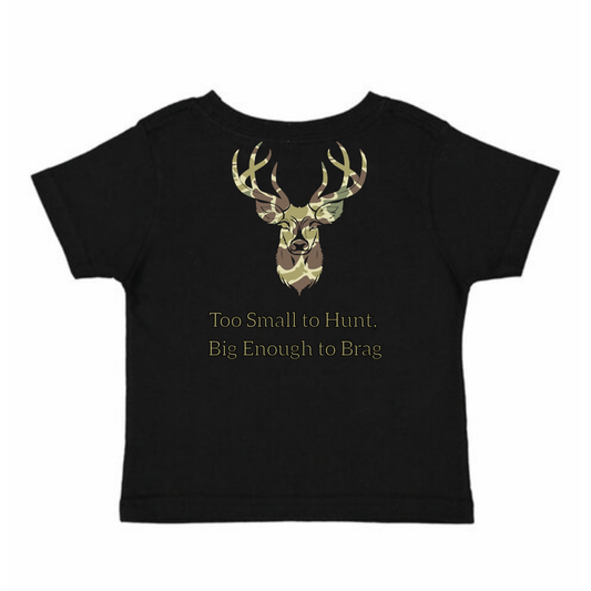 Big Enough To Brag Deer Boy Shirt- Raised Right Co