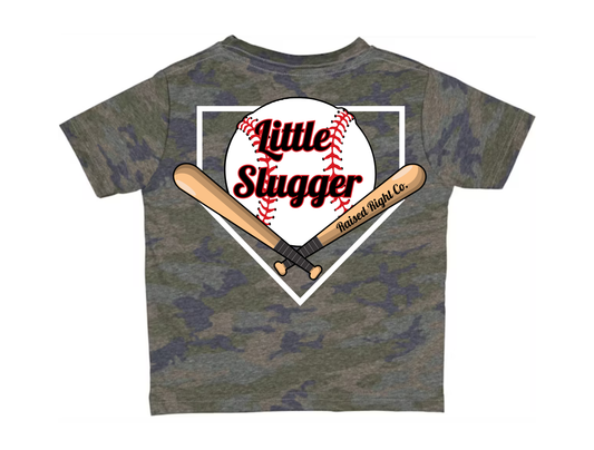 PREORDER: CAMO LITTLE SLUGGER BASEBALL- RAISED RIGHT CO