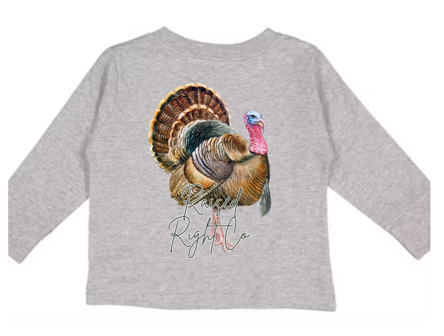Turkey Fall Long Sleeve Shirt