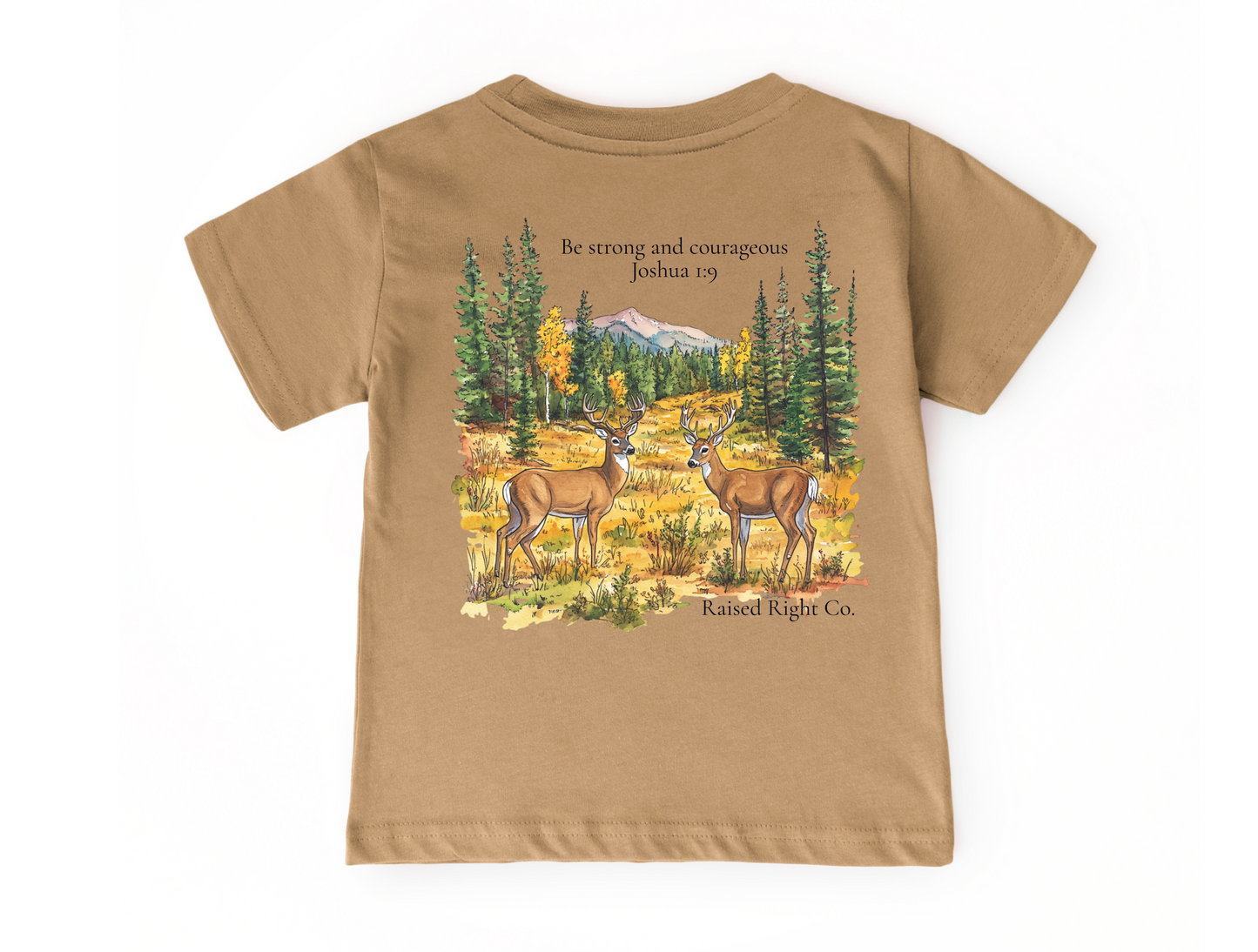 Be Strong and Courageous Short Sleeve Shirt
