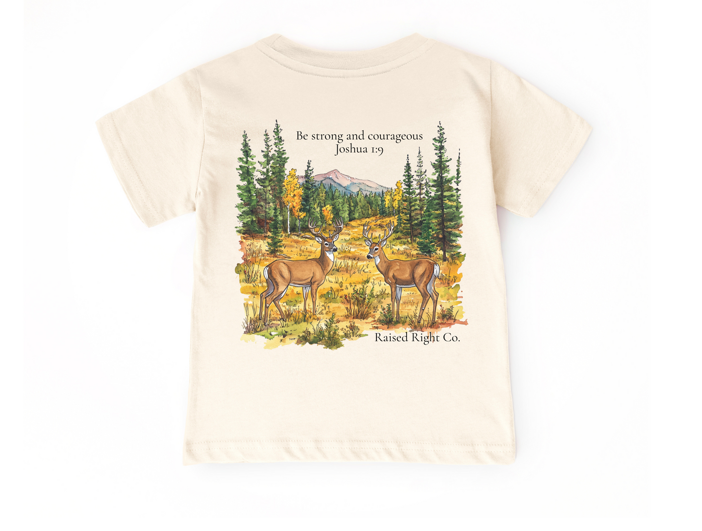 Be Strong and Courageous Short Sleeve Shirt