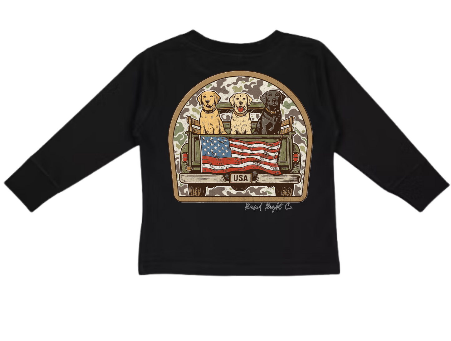 American Dog Long Sleeve Shirt