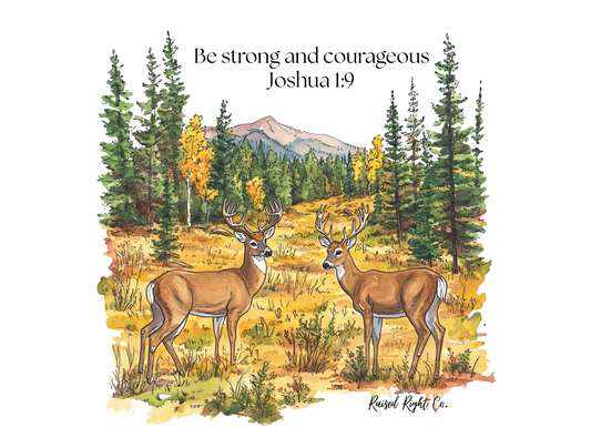 Be Strong and Courageous Short Sleeve Onesie