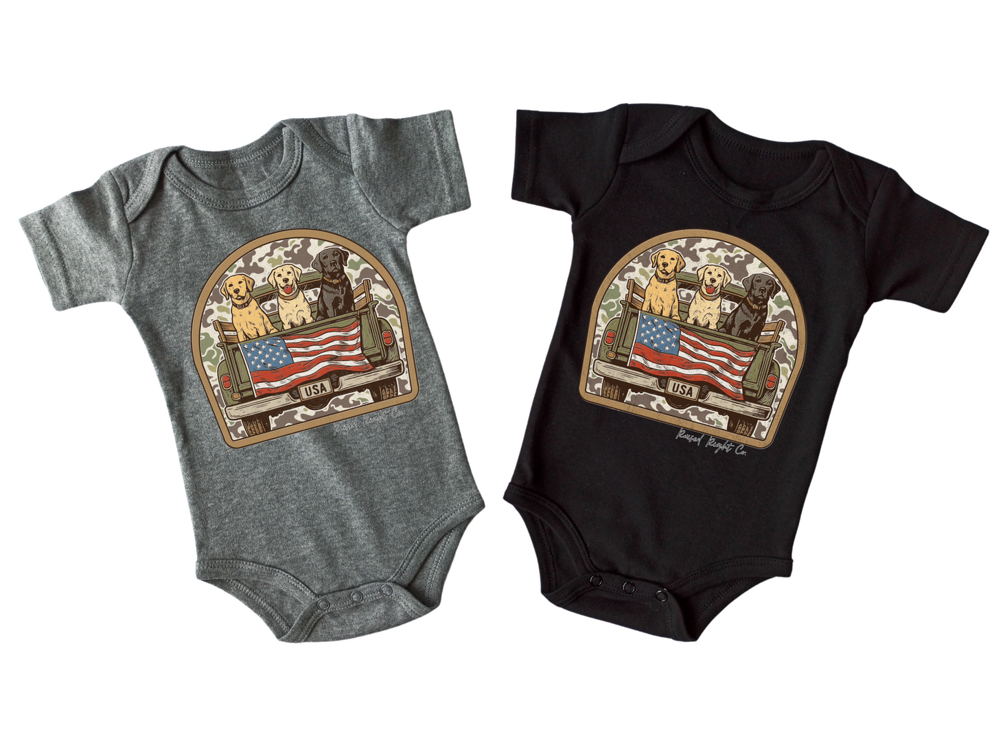 American Dog Onesie