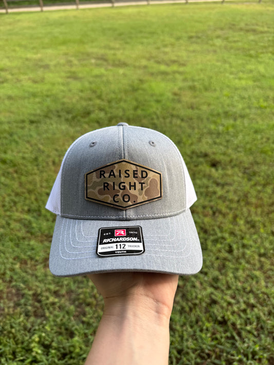 Raised Right Co Camo Logo Youth Hat
