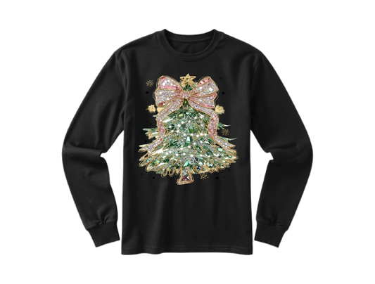 Faux Sequin Christmas Tree