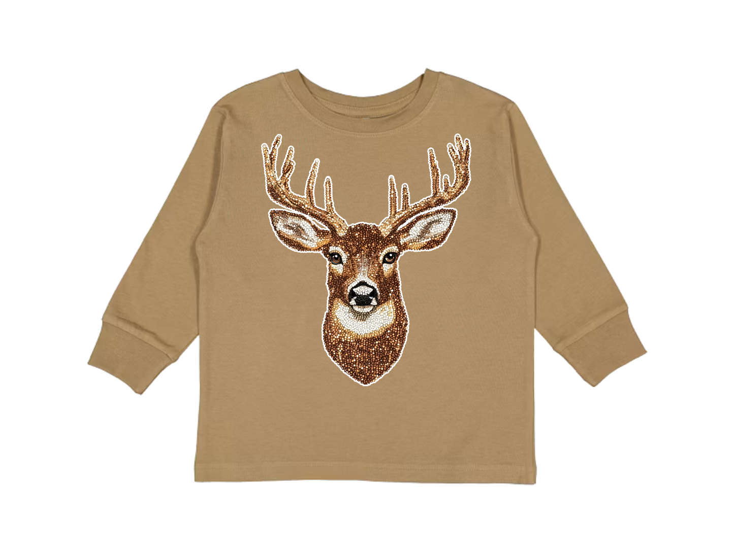 Faux Diamond Deer (Front Design)