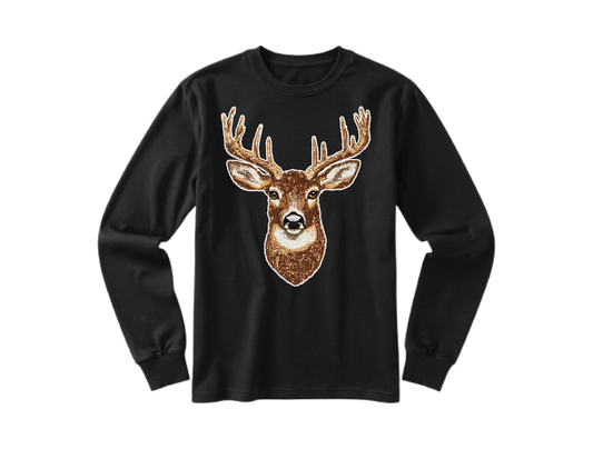 Faux Diamond Deer (Front Design)