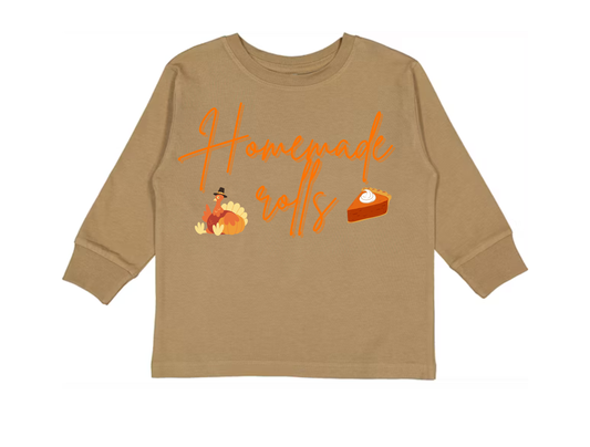 Homemade Rolls Thanksgiving Shirt