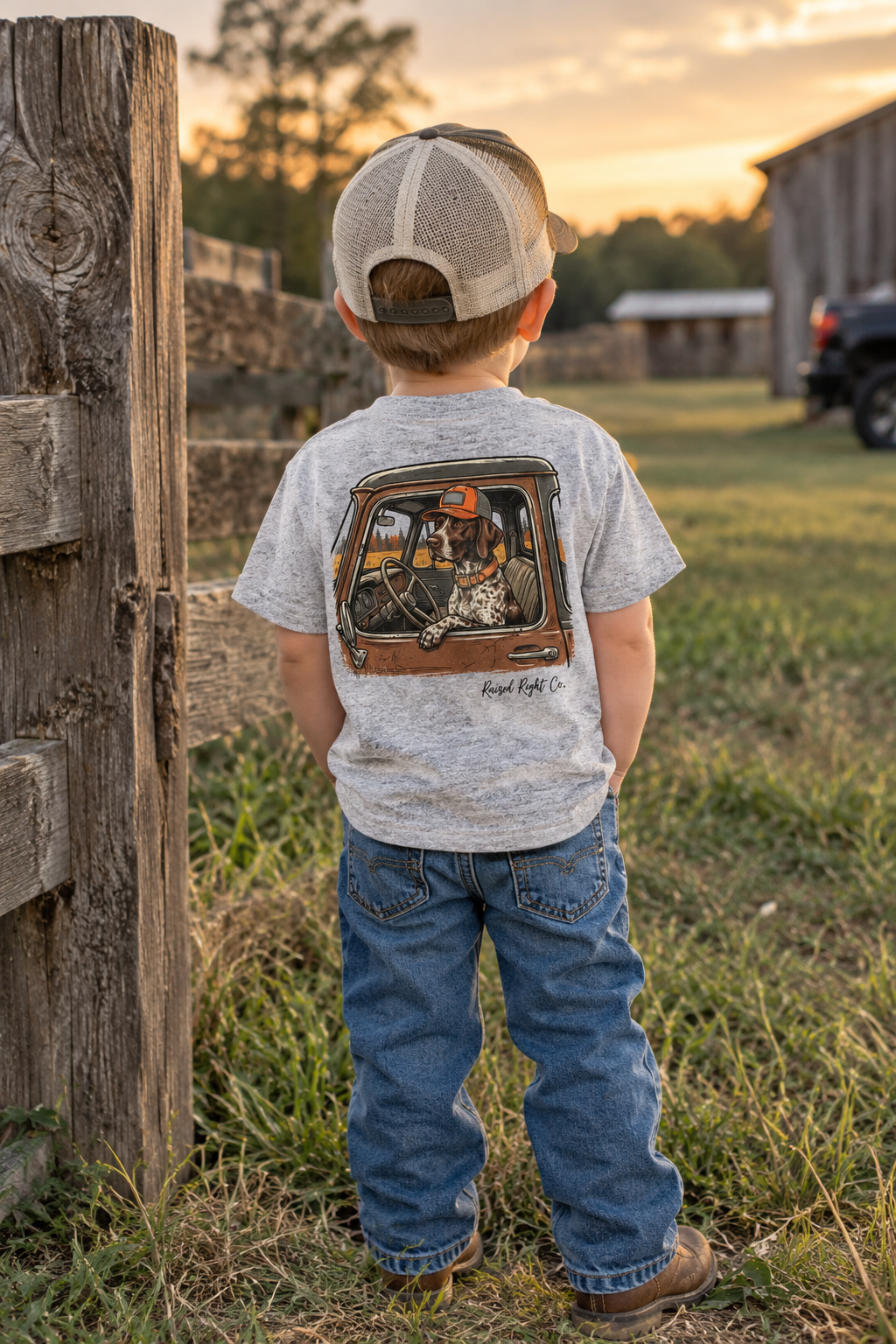 Dog in Truck Shirt