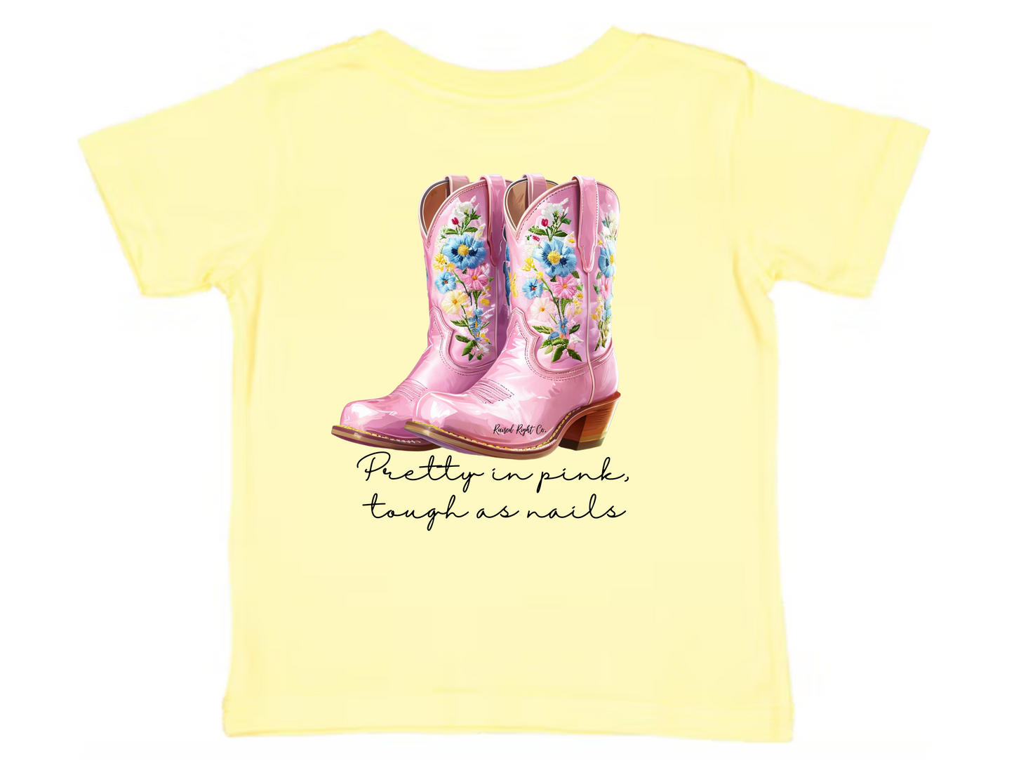 PREORDER: GIRLS PRETTY IN PINK- RAISED RIGHT CO