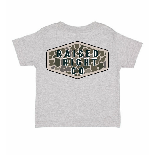Camo Logo T-Shirt – Raised Right Co